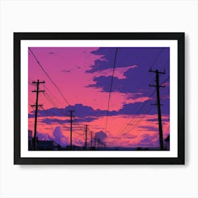 Sunset 7 Art Print