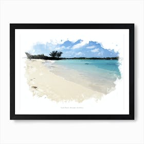 Turtle Beach, Bermuda, Caribbean Art Print