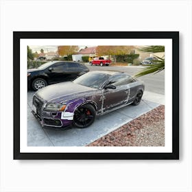 Purple Audi Rs5 4 Art Print