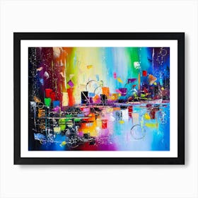 Bright Like District II Art Print