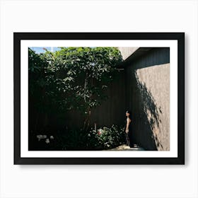 Nature Petiole Art Sunshine Black Up High Overlay Concrete Shadowy Floral Light Natural (16) Art Print