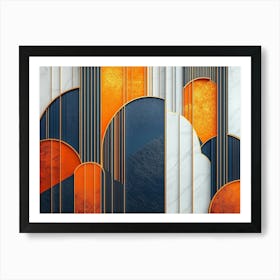 Deco Art Art Print