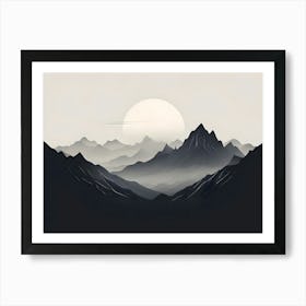 Mountain Landscape Art Print