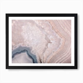 Quartz Geode Art Print