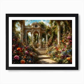 floral grotto Art Print