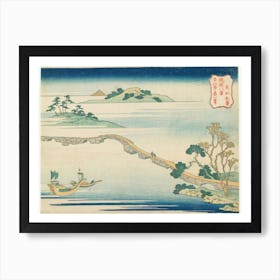 Clear Autumn Weather On The Rainbow Embankment, Katsushika Hokusai Art Print