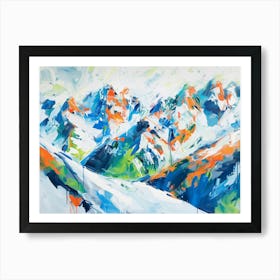 'Snow Mountain' Art Print