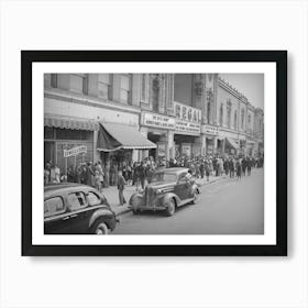 Untitled Photo, Possibly Related To The Movies Are Popular In The Section Of Chicago, Illinois By Russell Lee Art Print