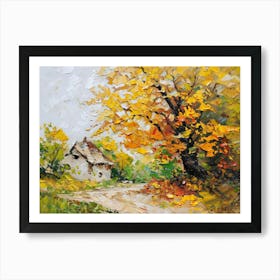 Autumn Road 4 Art Print