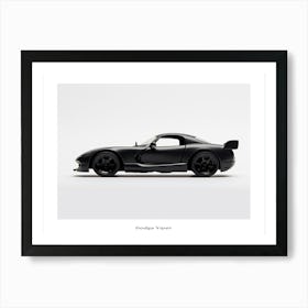 Toy Car Dodge Viper Black Poster Art Print