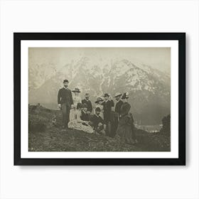 Family & Friends at Mittenwalk (ca. 1884), Alfred Stieglitz Art Print