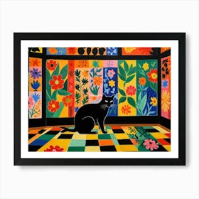 Cat In A Room 1 Art Print