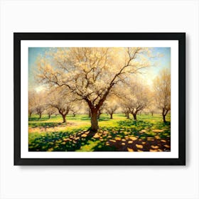 Blossoming Orchard 1 Art Print