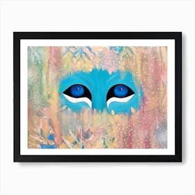 Lion Eyes Art Print