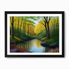 harmony of colours Art Print