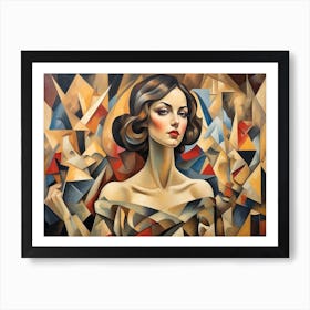 Abstract Of A Woman 1 Art Print