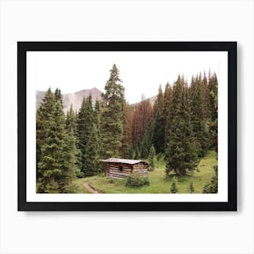 Little Cabin In The Woods Art Print