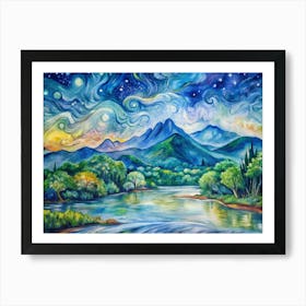 Starry Night Art Print