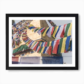 Buddhist Prayer Flags Art Print
