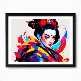 Geisha 125 Art Print