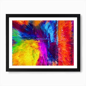 Acrylic Extruded Painting 66 Art Print