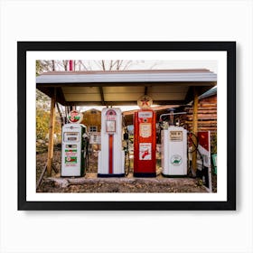 Vintage Gasoline Station West Virginia Art Print