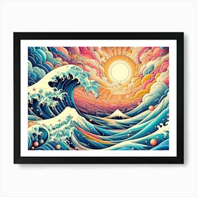 Great Wave Off Kanagawa 1 Art Print