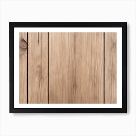 Brown wood plank texture background 5 Art Print