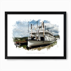 Ss Klondike National Historic Site, Whitehorse, Canada Art Print