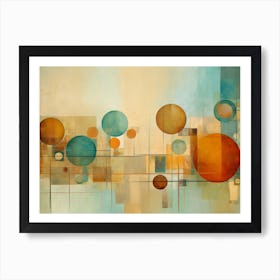 Abstract Circles 9 Art Print