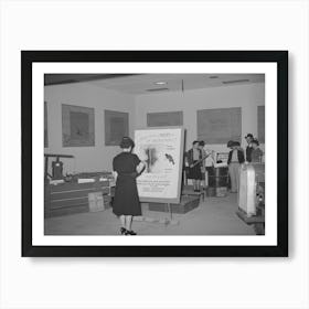 Fsa (Farm Security Administration) Exhibit At State Fair, Dallas, Texas By Russell Lee Art Print