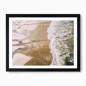 Waves On The Beach Art Print