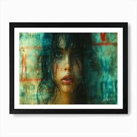 Dreamliner - Dream Doll Rainy Day Art Print