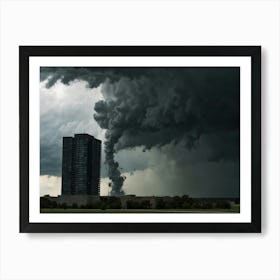 Lightning Storm - Lightning Stock Videos & Royalty-Free Footage Art Print