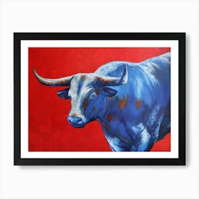 Bull Monolith Art Print