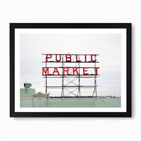 Public Market Art Print