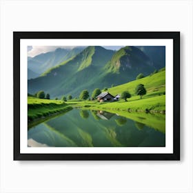 House In The Mountains 1 Art Print