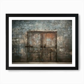 Distressed Brick 4 Art Print