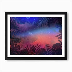 Tropical Space Jungle #2 Art Print