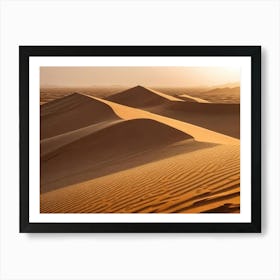 Sand Dunes In The Desert 1 Art Print