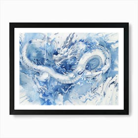 Blue Dragon 1 Art Print