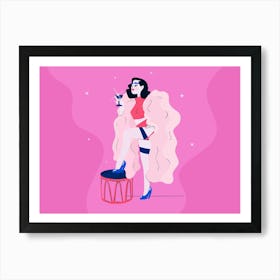 Sexy Girl Art Print