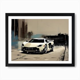 Chevrolet Corvette 8 Art Print