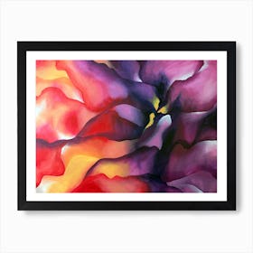 Nebula Flower Art Print