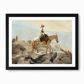 The Bridle Path, White Mountains (1868), Winslow Homer Art Print