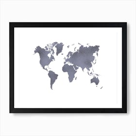 World Map 2 Affiche