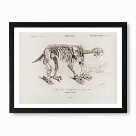 Megatherium, Charles Dessalines D'Orbigny Art Print