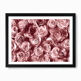 Roses Wallpaper 3 Art Print