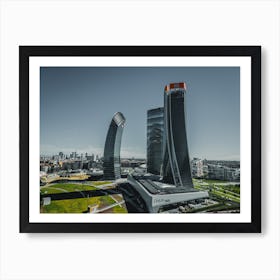 City Life Milan, Italy Skyscrapers Tre Torri Art Print