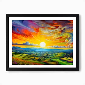 English Countryside Art Print